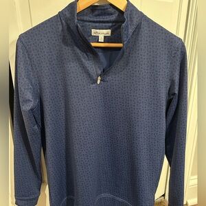 Peter Millar Navy Blue Quarter zip Pullover